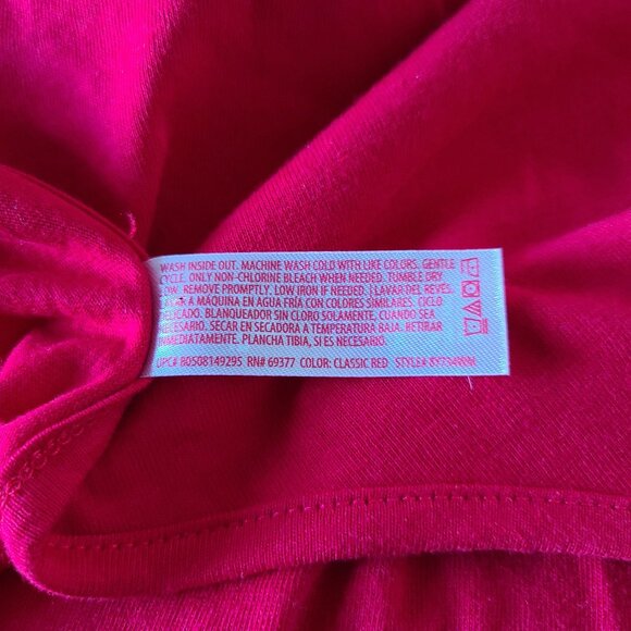 HOLIDAY EDITION?? RED THEME EMBROIDED/ APPLIQUE SNOWMEN /SNOWFLAKES SZ 1X/XG(16) - Picture 8 of 8